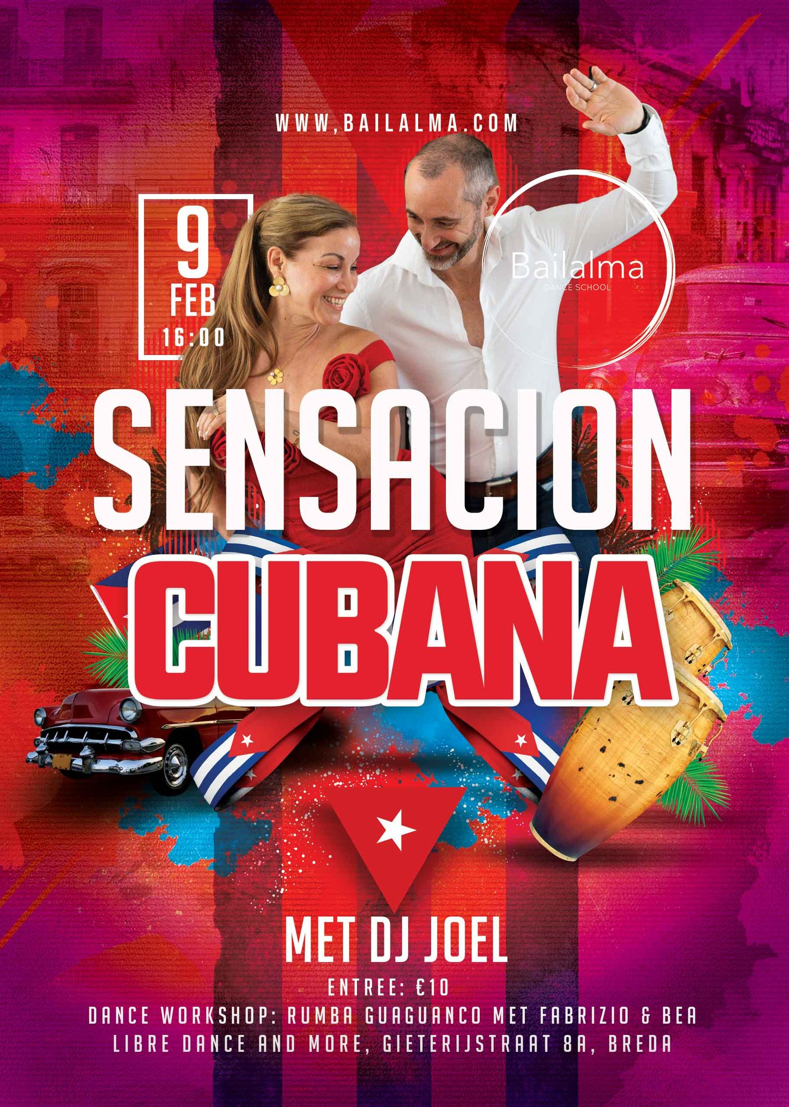 Cubaanse salsa party Breda